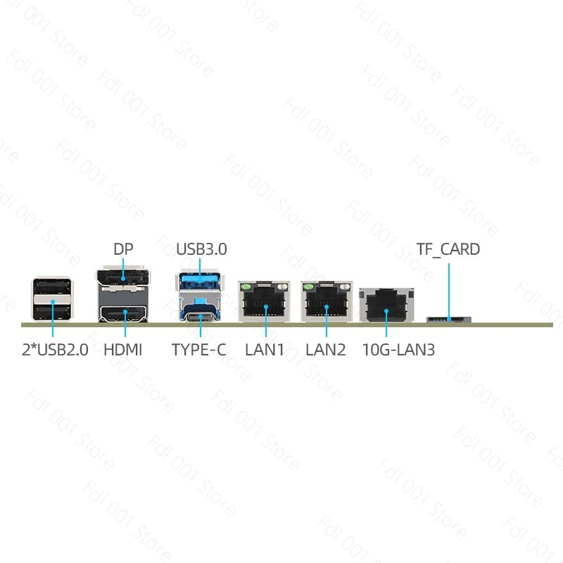 Placa-Mãe N100 Dual 2.5G 10G S - Mini Itx Dual 2.5G Nas Motherboard avaliação e preço